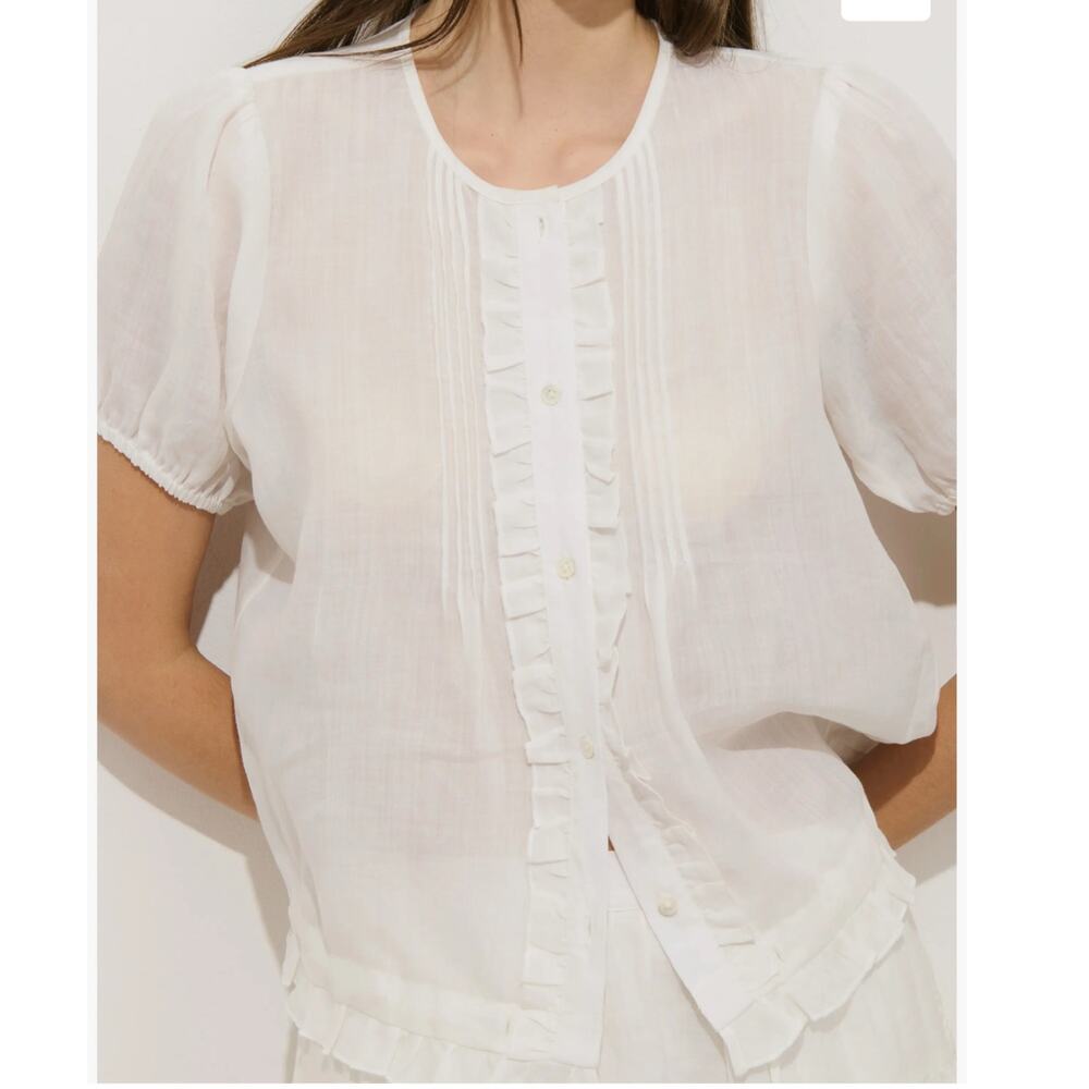 Alex Mill Brittany Top Off White XL - Picture 7 of 7